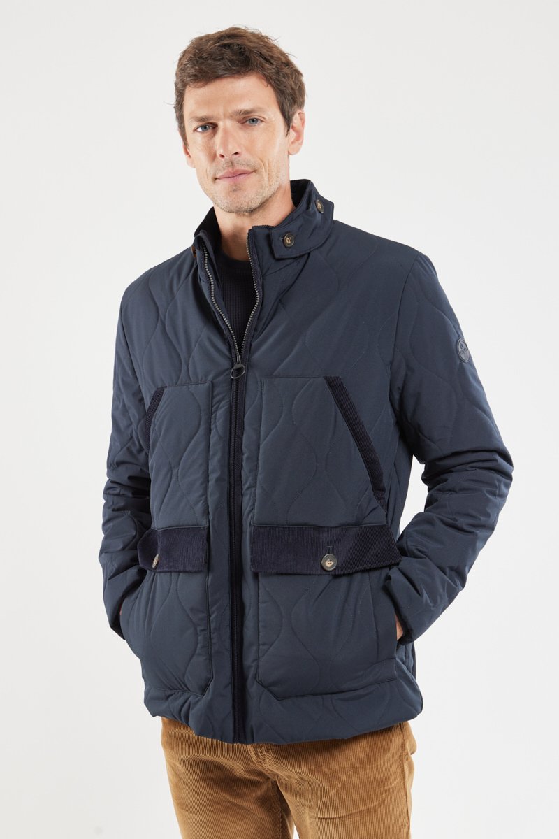 Veste déperlante détails velours HOBART