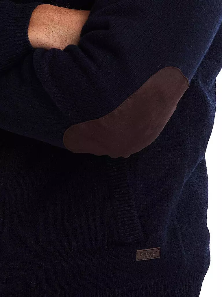 BARBOUR Strickjacke ESSENTIAL dunkelblau