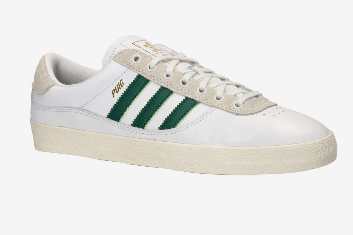 adidas Skateboarding Puig Indoor Schuh (white dark green white)