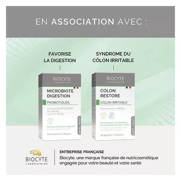Biocyte Gastrofluryl Probióticos para Conforto Digestivo 30 Cápsulas - Suprimento para 10 dias