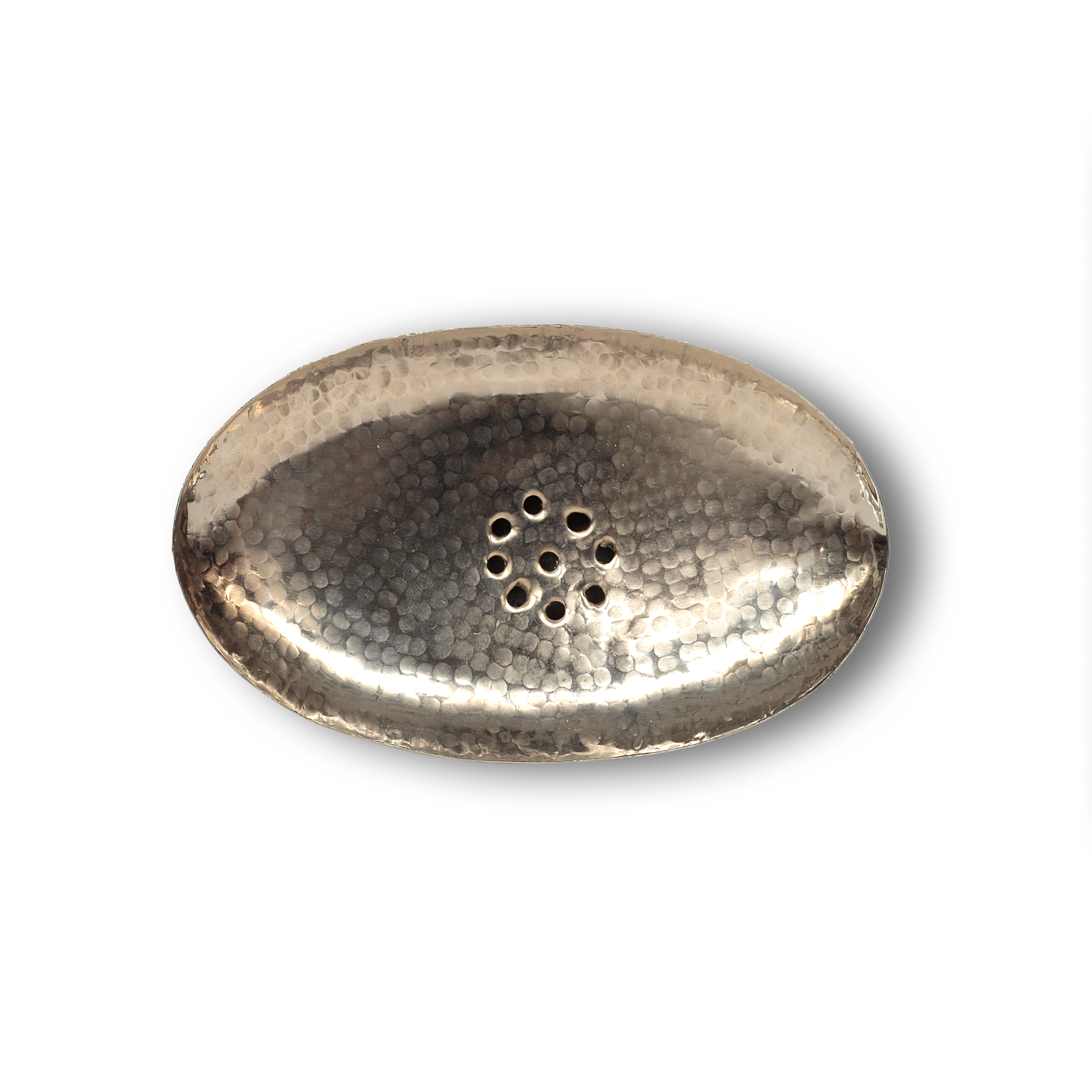 Seifenschale oval, silber, B 12 cm, L 8 cm, H 2 cm von fischer's lagerhaus