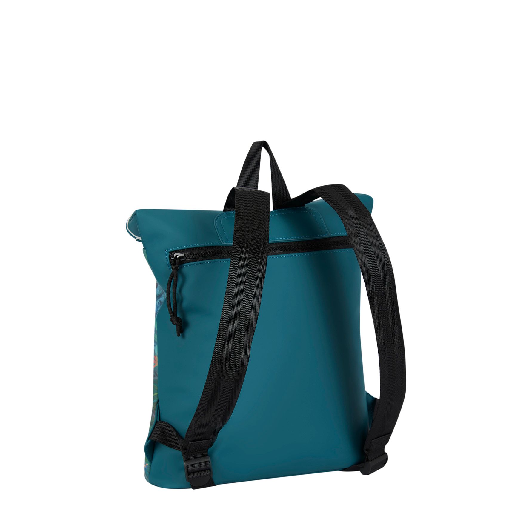 New Rebels Mart Art Los Angeles Rolltop Backpack Mini Flower Head
