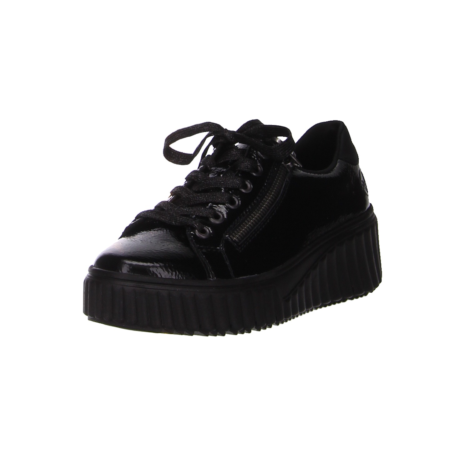 Rieker Schnürschuhe schwarz schwarz
