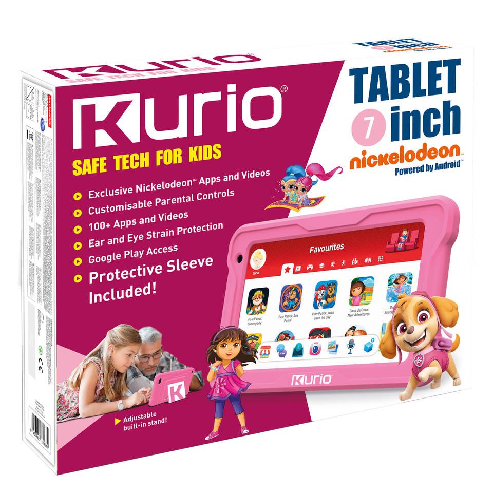 Kurio kindertablet Premium Nickelodeon 7 inch - roze