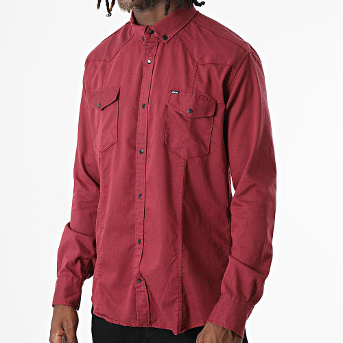 Chemise Manches Longues W-324 Bordeaux