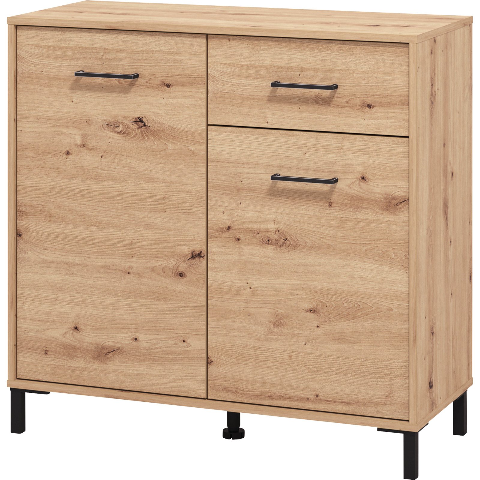 Kommode Vienna, Dekor Eiche Artisan, 93 x 90 x 40 cm
