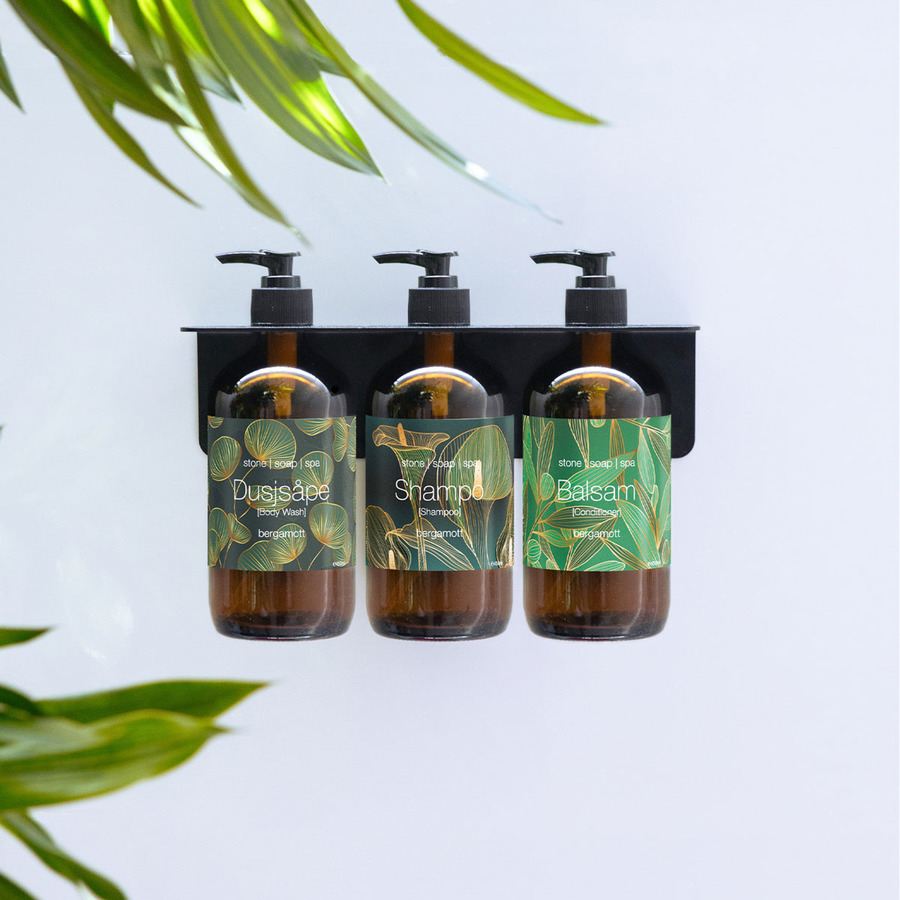 Stone Soap Spa Wall Mount 3 Bottles