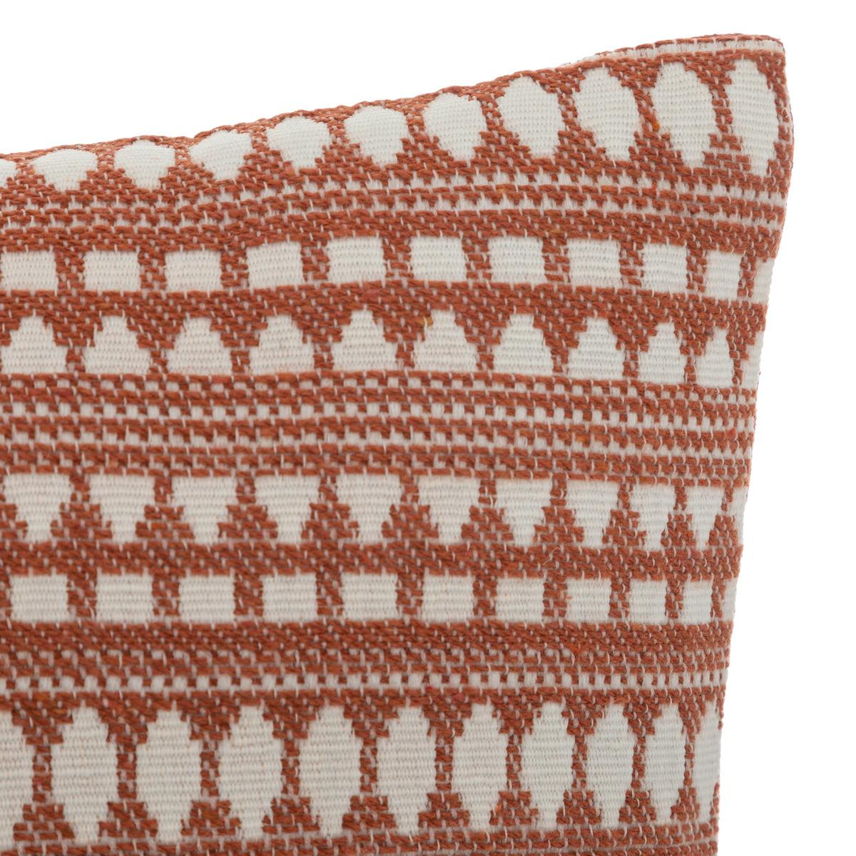 COUSSIN COTON JACQUARD MICAH TERRACOTTA 30X50CM