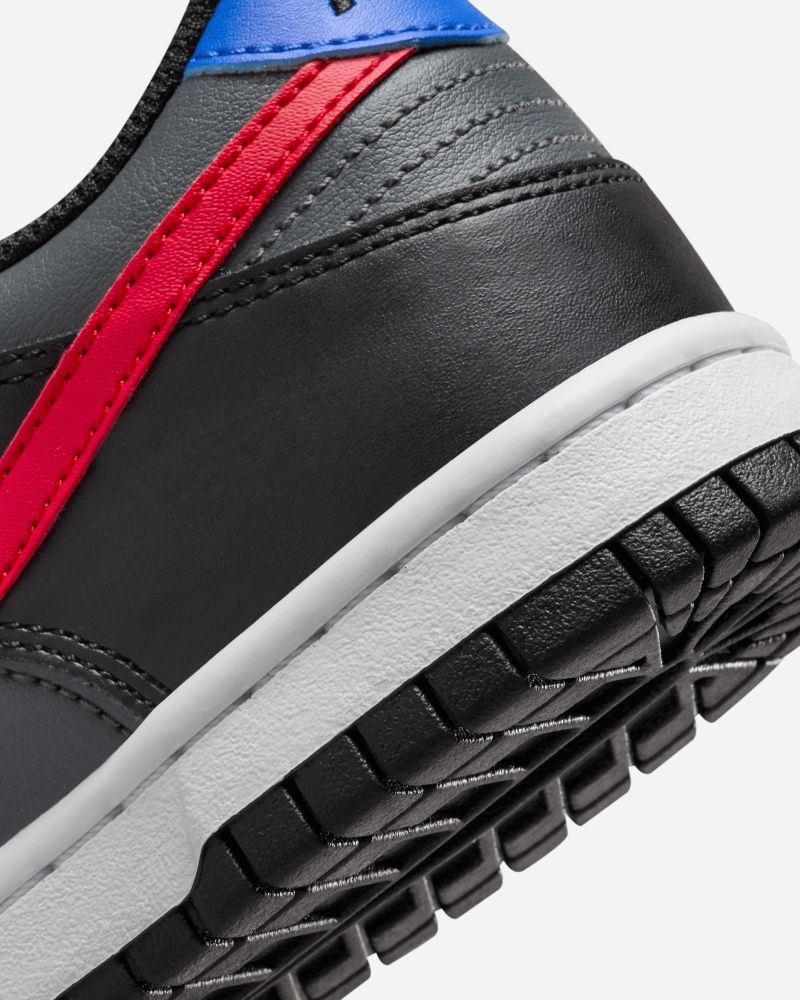 Chaussures Nike Dunk Low Noir & Rouge pour enfant