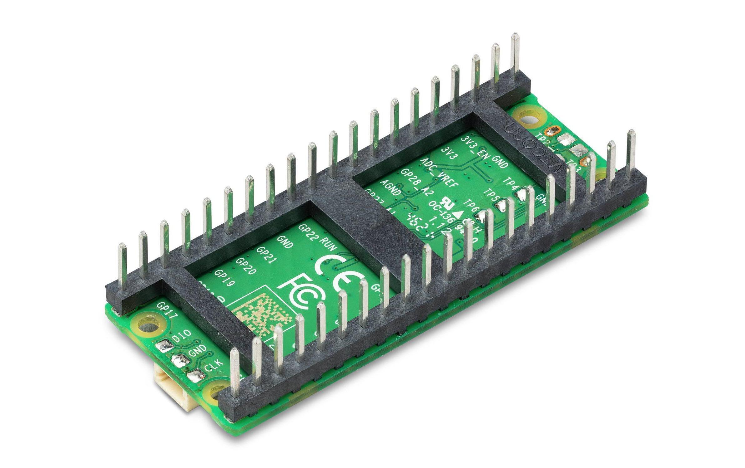 Entwicklerboard Raspberry Pi Pico H Rev3 264 KBSingleboard Computer mit Pin Header