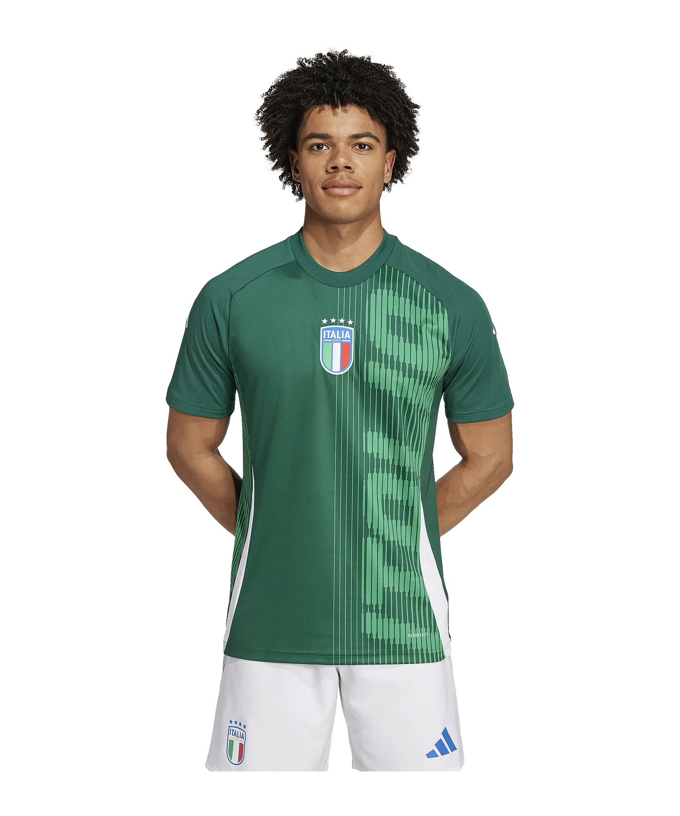 adidas Italien Prematch Shirt Grün