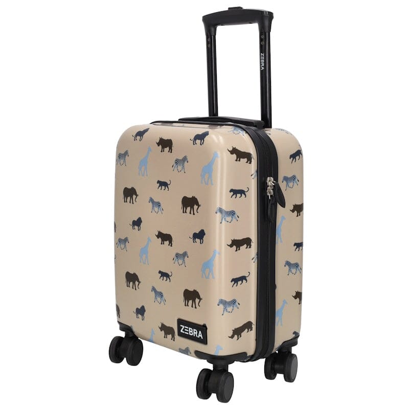 Zebra Trend Kinderkoffer Camel