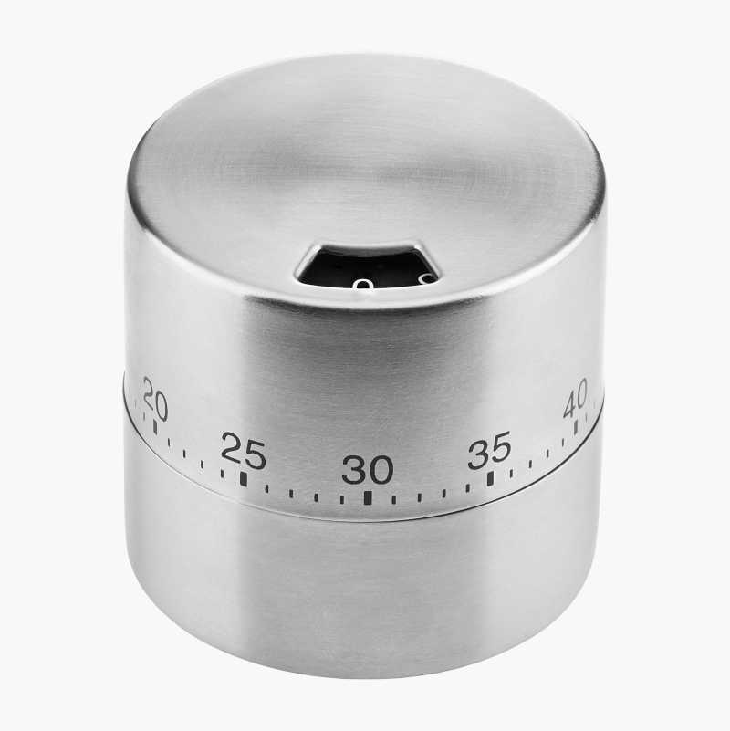 Tidsur, 6 cm, rustfritt stål