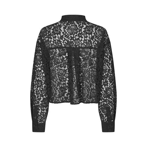 mbyM Eme Tie-M Bluse, Black, M/L