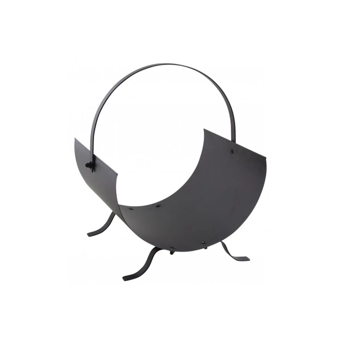 Aubry Gaspard Porte-bûches design - Métal noir