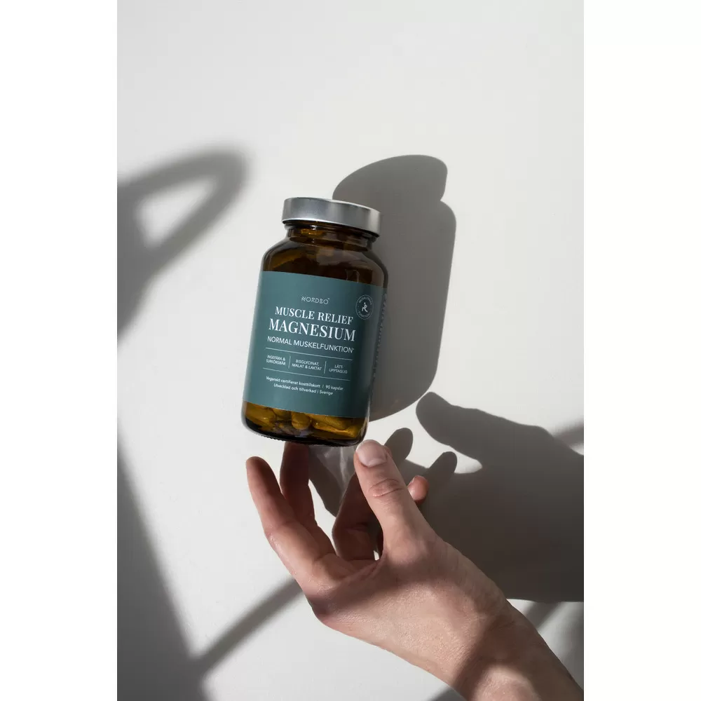 NORDBO Muscle Relief Magnesium - 90 kaps.