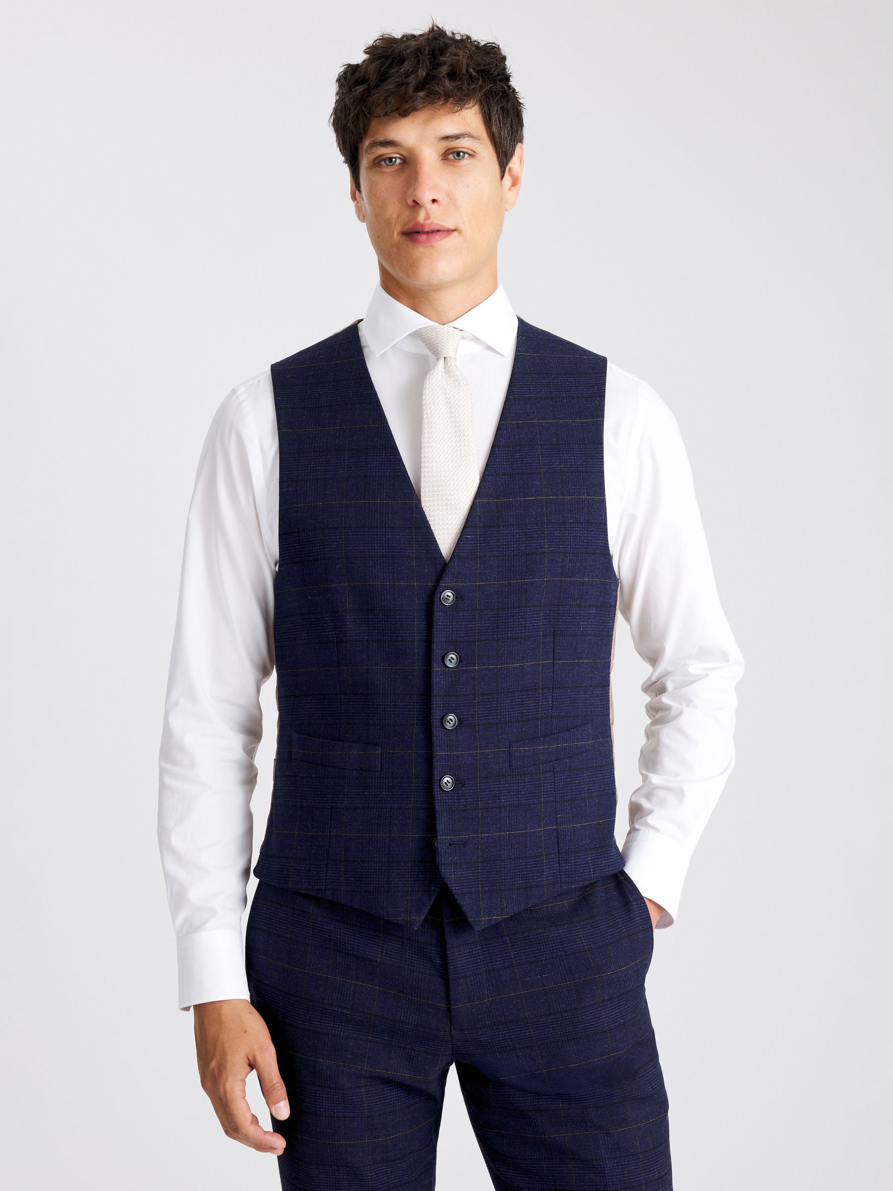 MOSS Check Waistcoat