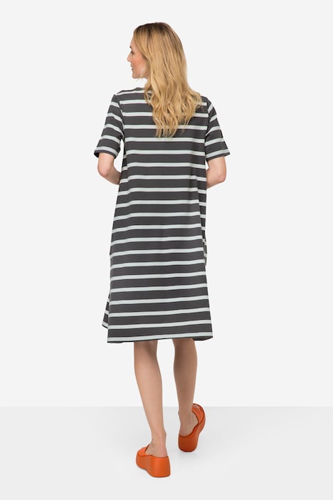 Jerseykleid, Rundhals, Halbarm