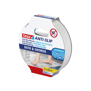 Tesa Anti-Slip tape douche 25 mm 5 meter transparant