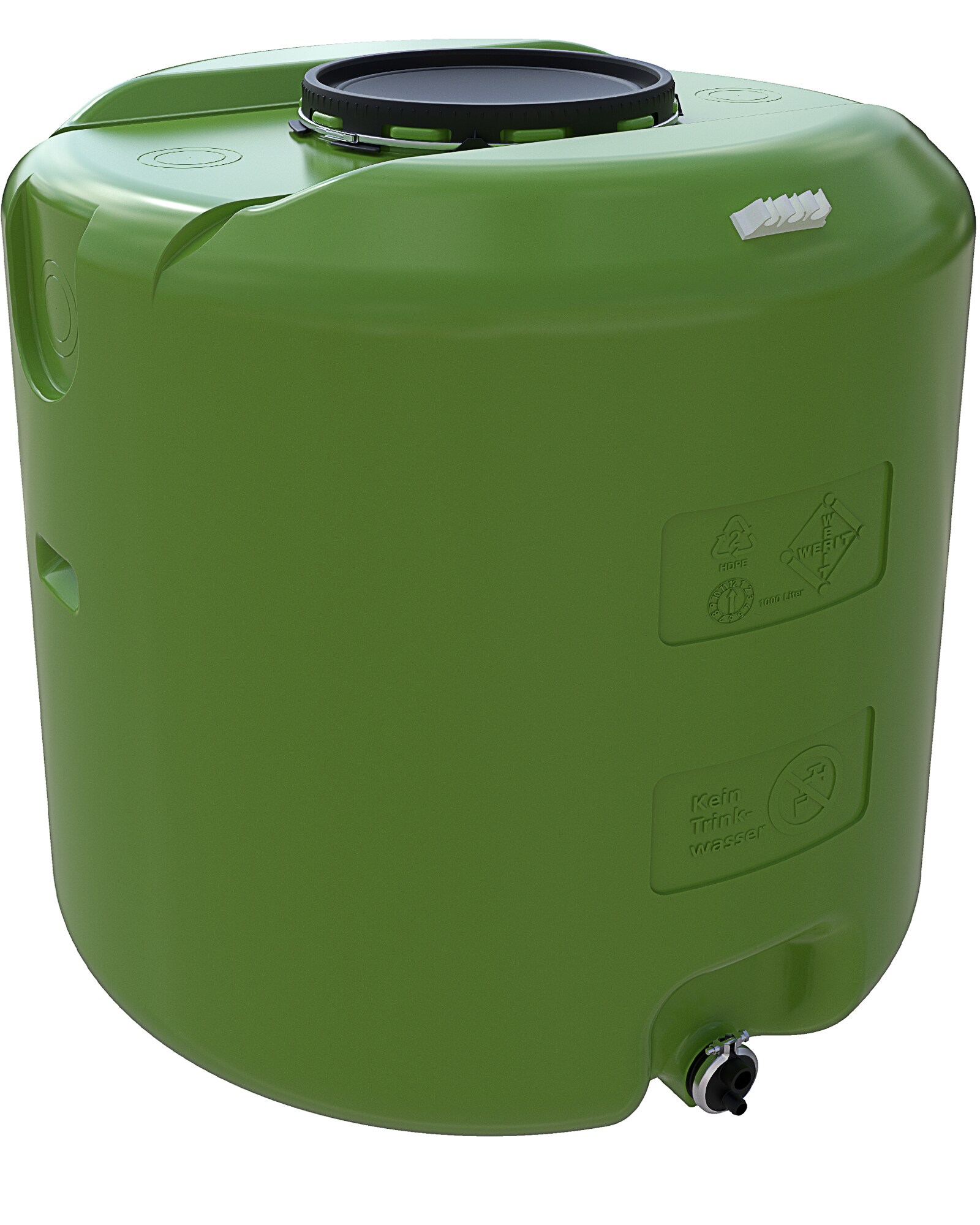 Regentonne Bruno XXL Regenwassertank 1000Liter Grün