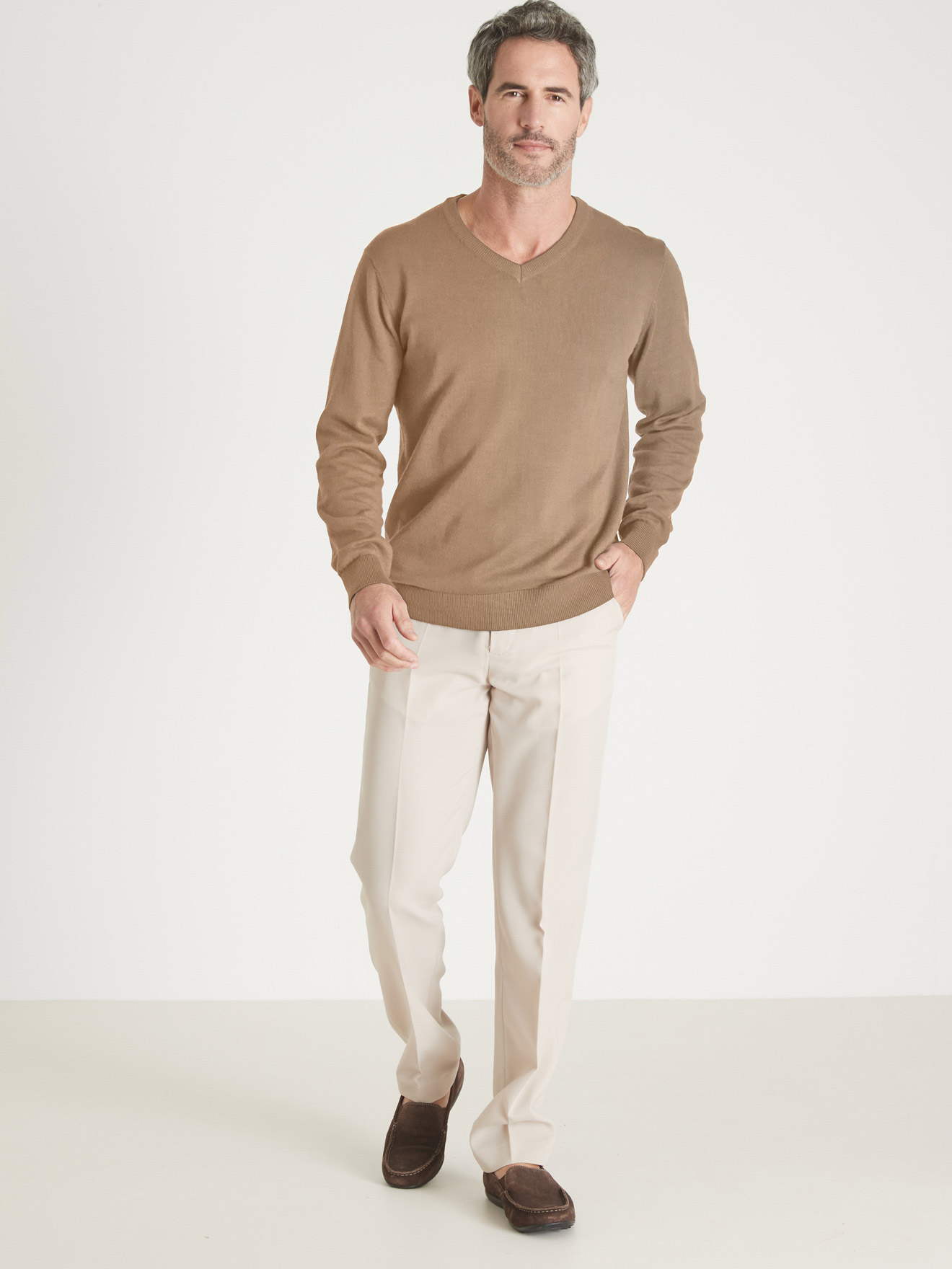 Pantalon tout confort élastiqué côtés