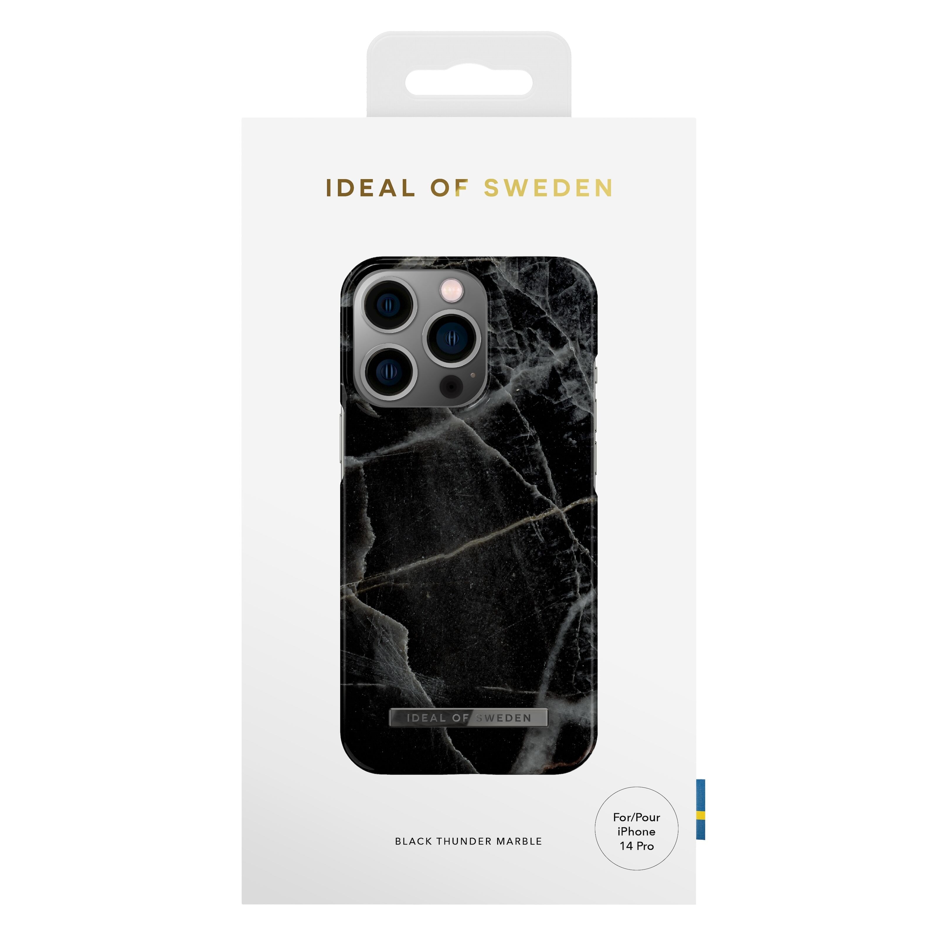 IDEAL OF SWEDEN Mobildeksel for iPhone 14 Pro Black Thunder