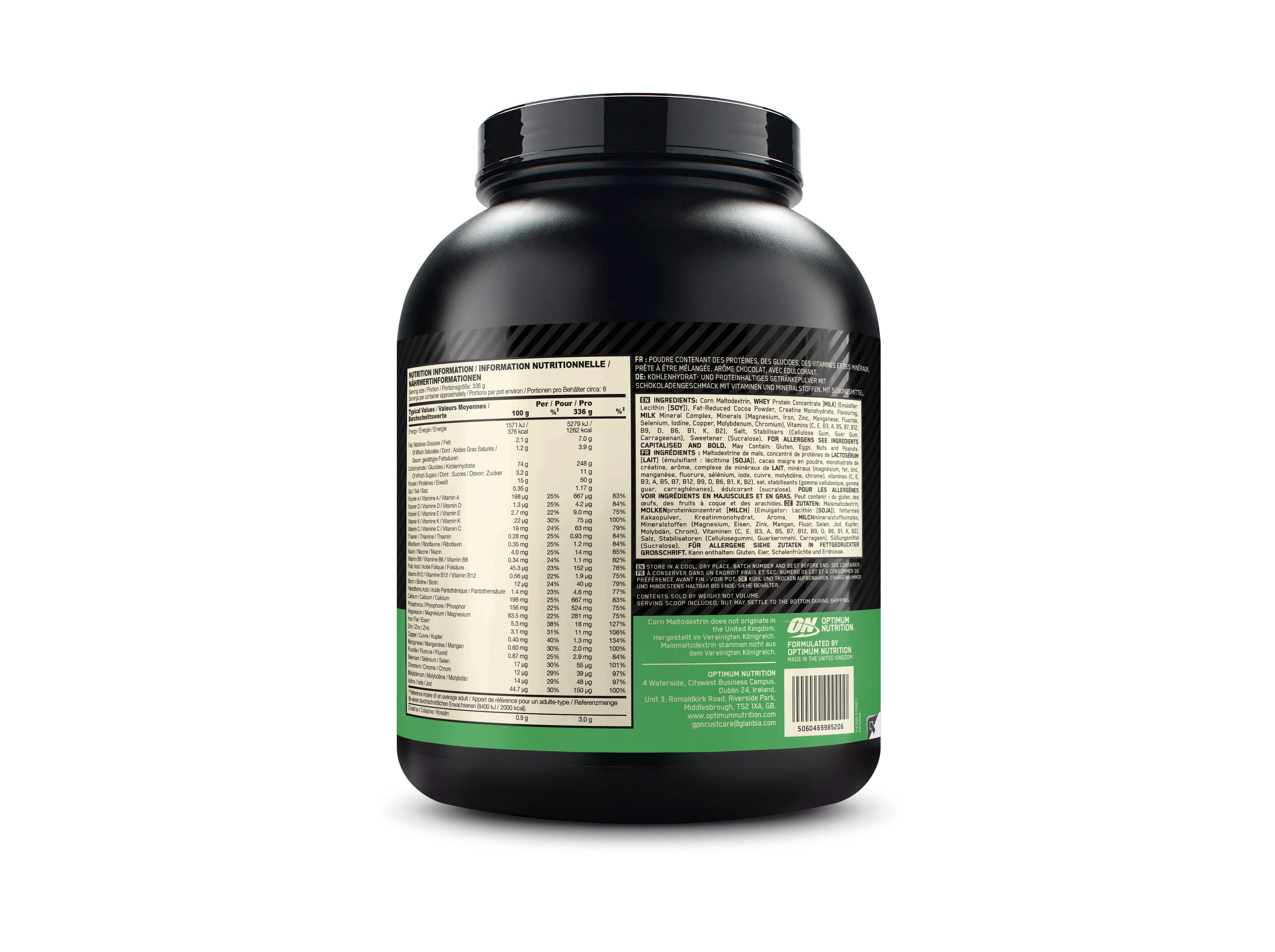 MASS GAINER OPTIM NUT CHOCOLATE 2730G