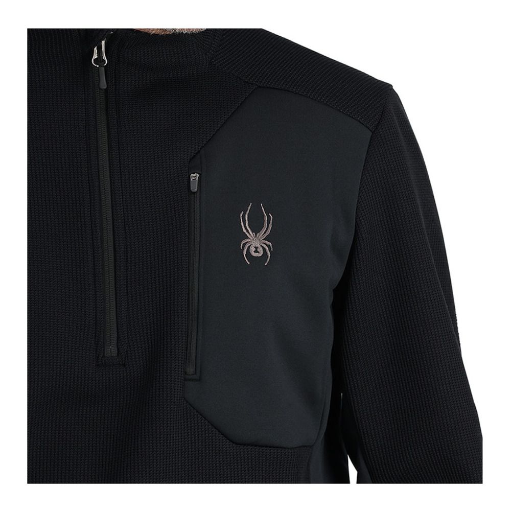 Spyder BANDIT HALF ZIP - Polaire Homme black