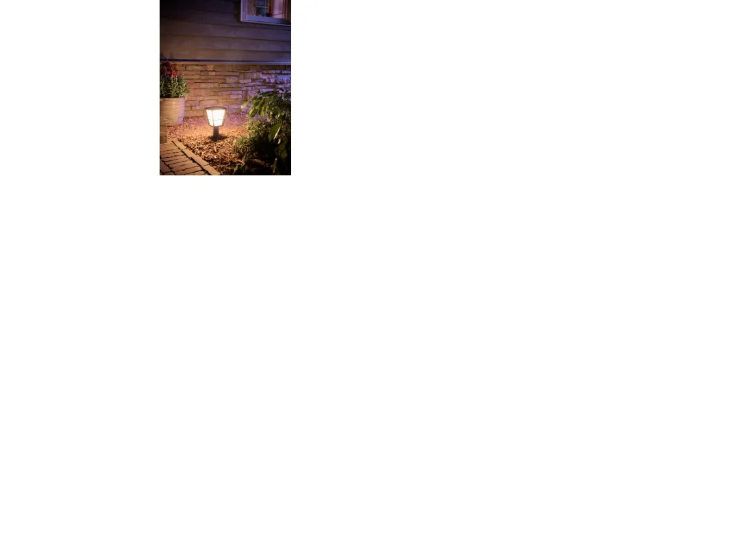 Philips Hue White Color Ambiance Econic Udendørs Pedestal Bedlampe