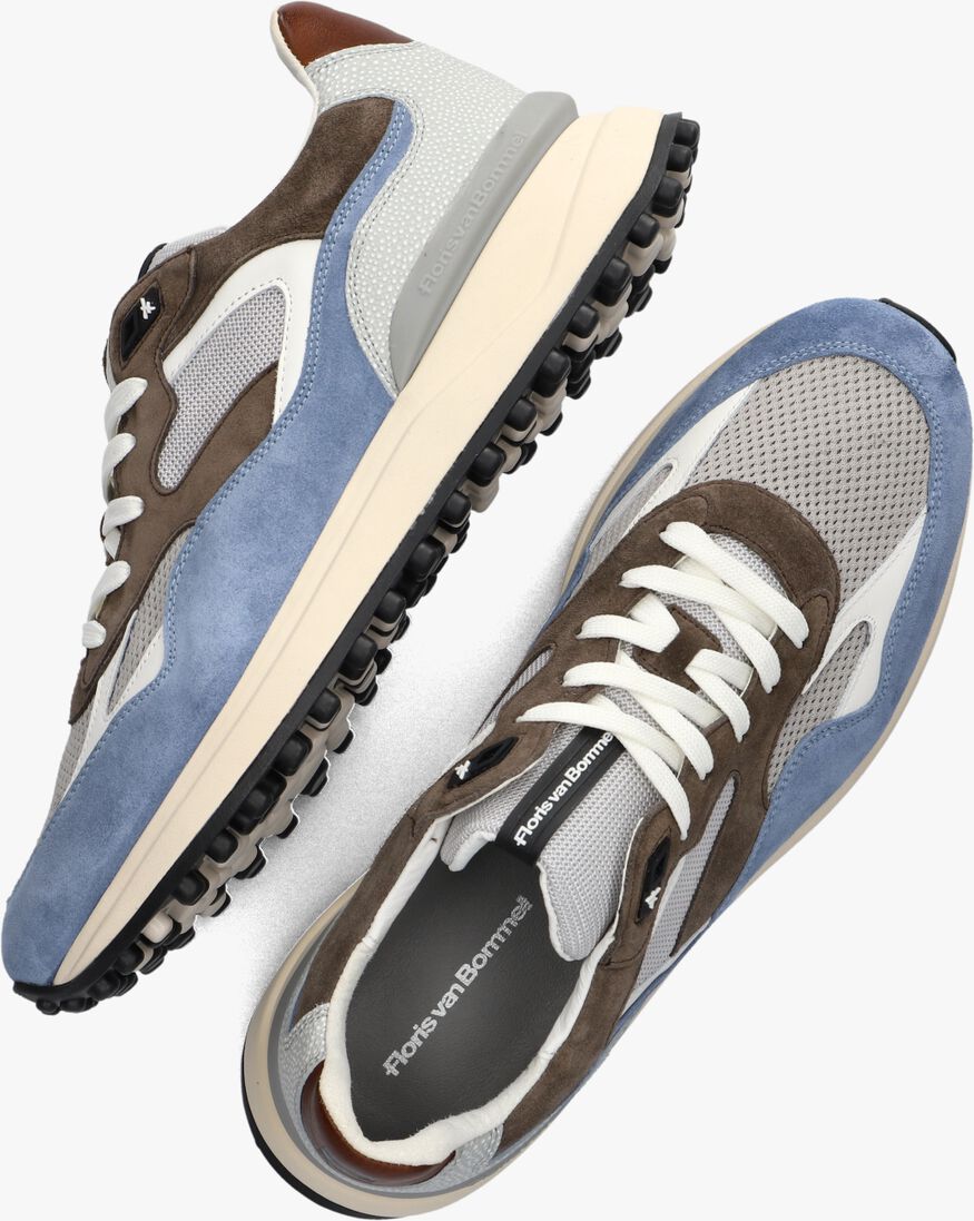 FLORIS VAN BOMMEL blauwe floris van bommel lage sneakers sfm-10159