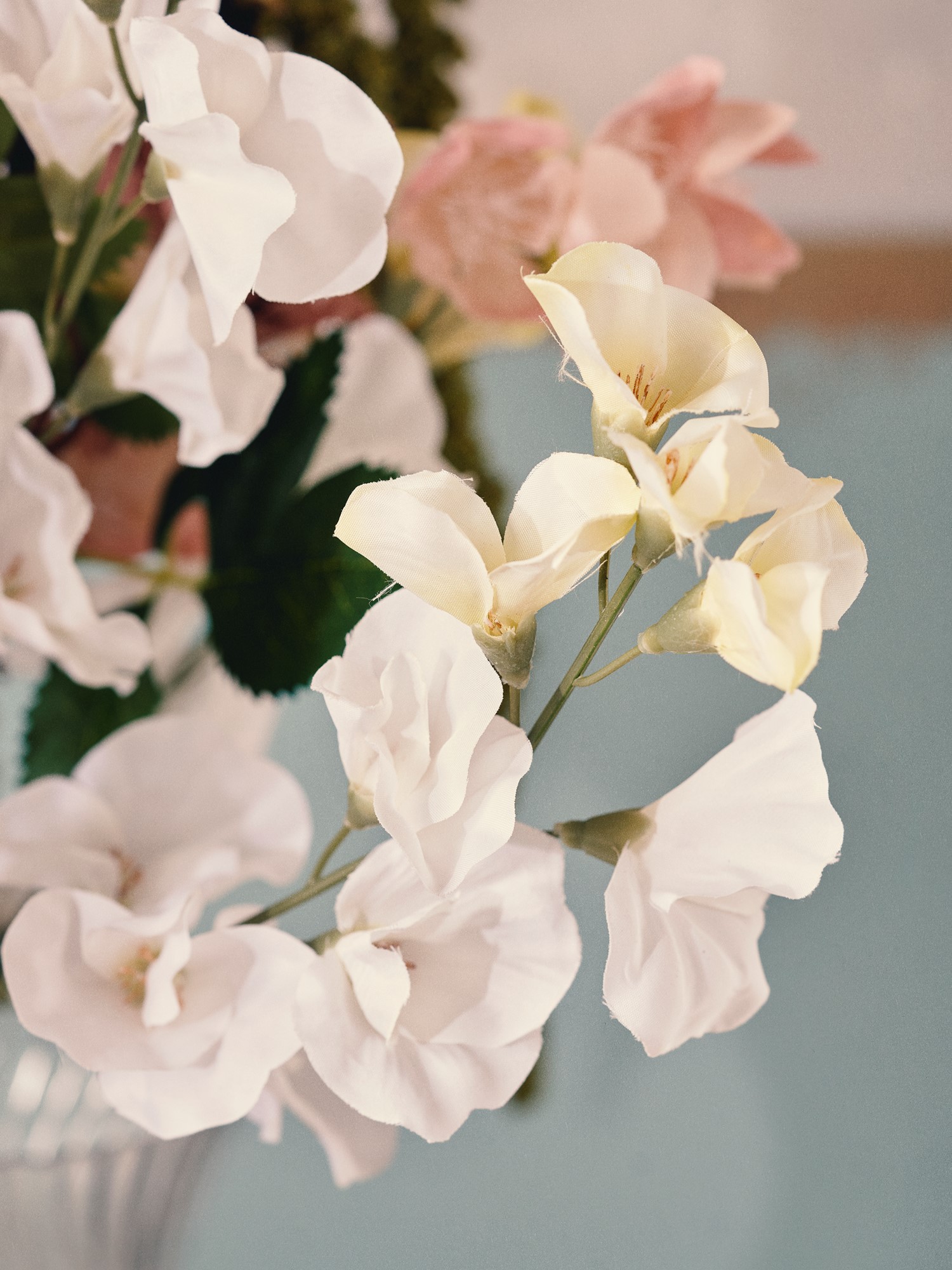 Kunstig blomst | 98 cm.  | White