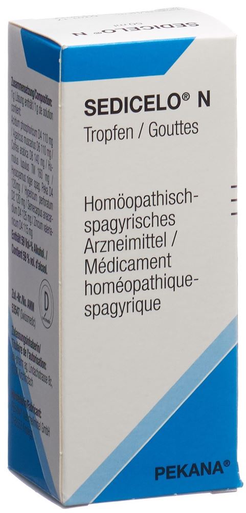 SEDICELO N Tropfen zum Einnehmen Fl 50 ml<br>50 ml, Flasche, Tropfen zum Einnehmen, Flüssigkeit, zum Einnehmen