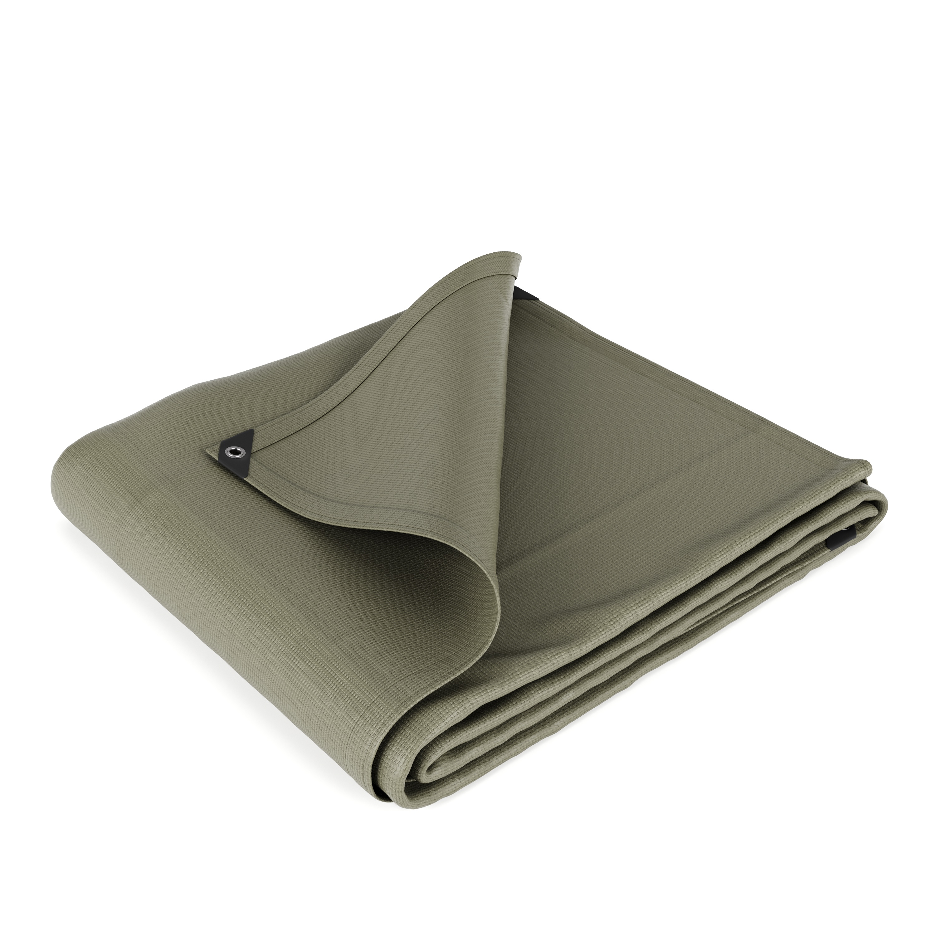 Abdeckplane PVC 450g/m2 olive 2 x 3 m