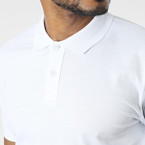 Polo Manches Courtes Blanc