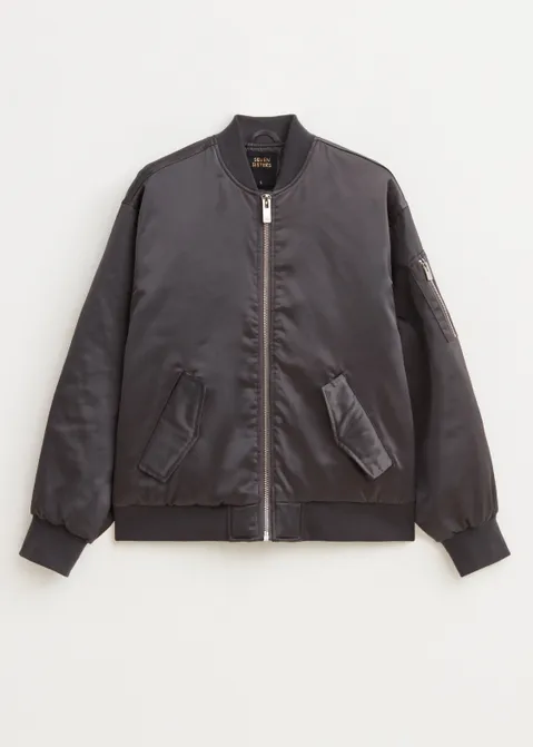 Oversized bomberjas antraciet (ANTRA)