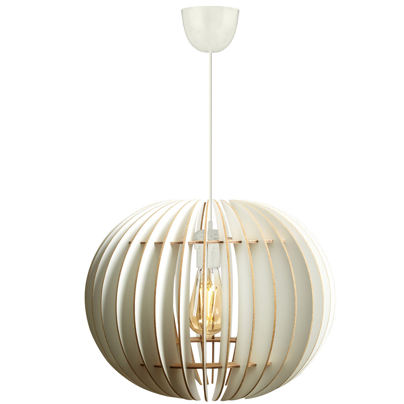 Opviq Suspension Sphere big blanche - 33x36 cm