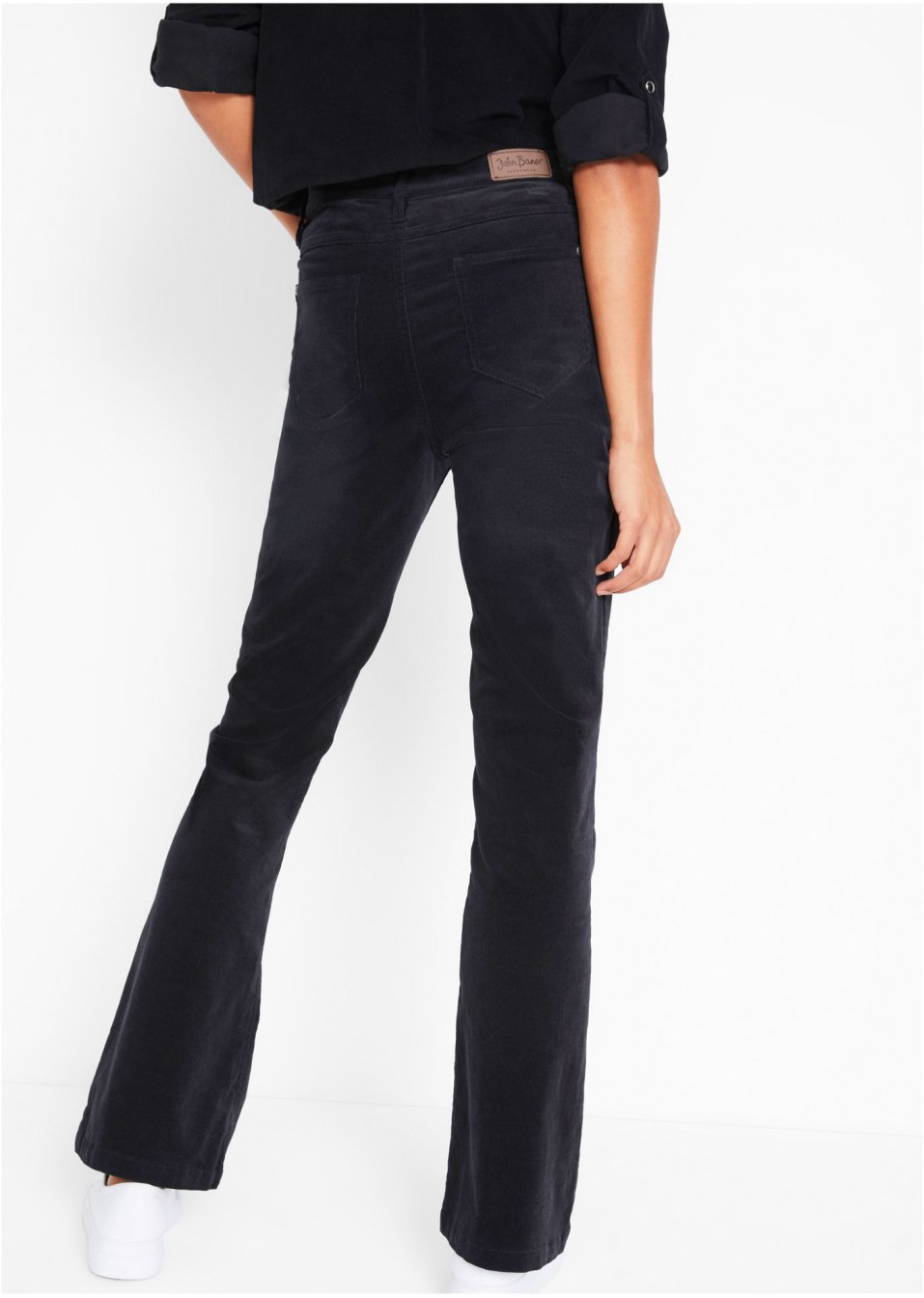 Pantalon extensible velours côtelé, FLARED