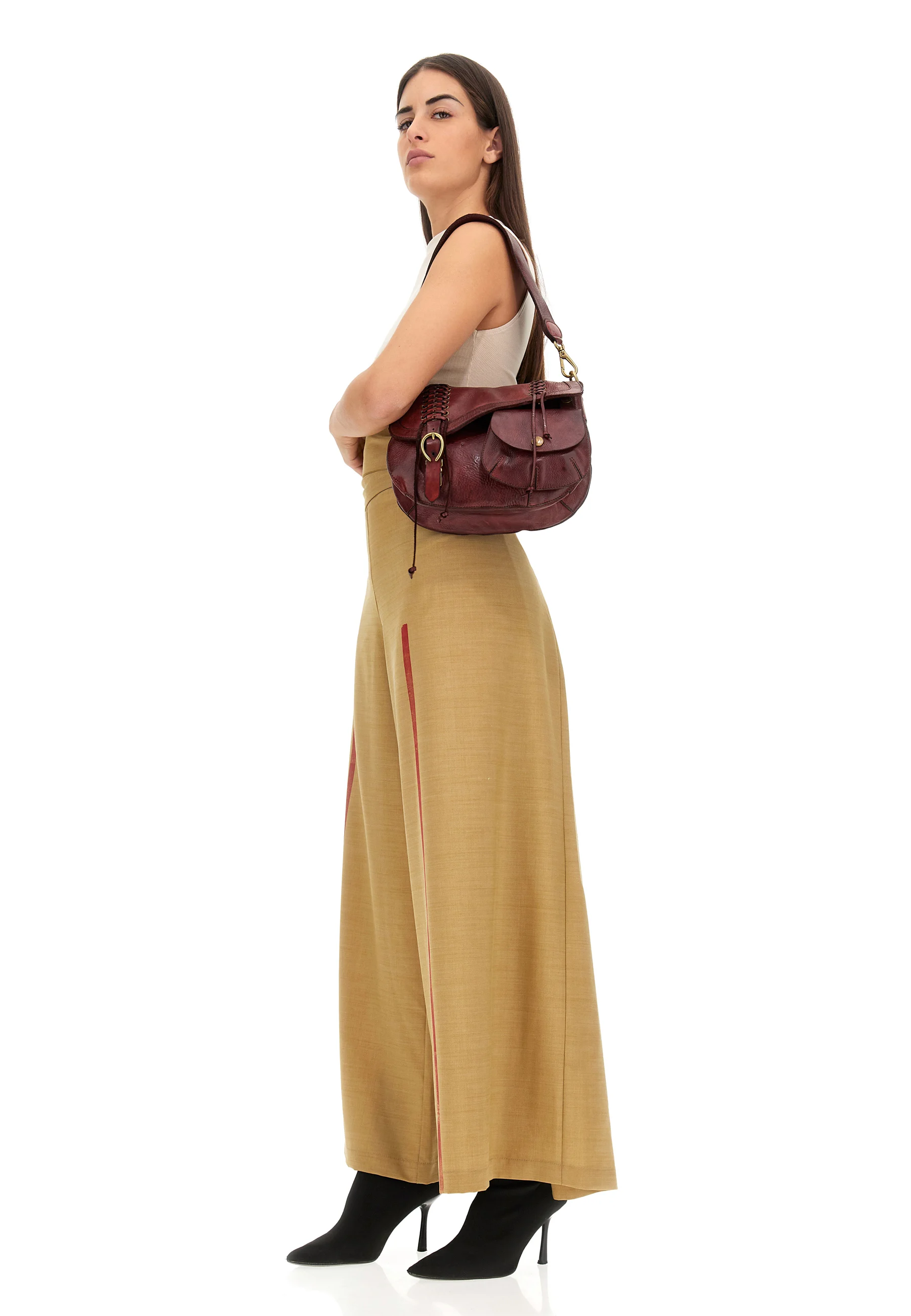 DALIA - Sac porté épaule | Marron