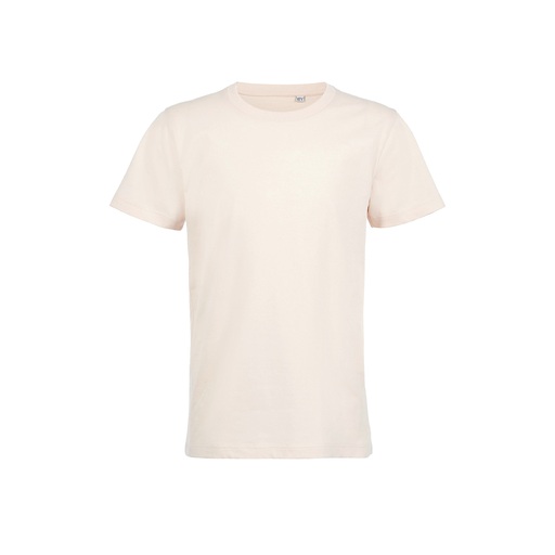 Camiseta infantil Milo de manga curta com gola redonda canelada