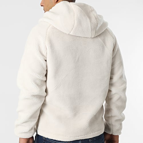 Veste Col Zippé Capuche Polaire 242 Blanc