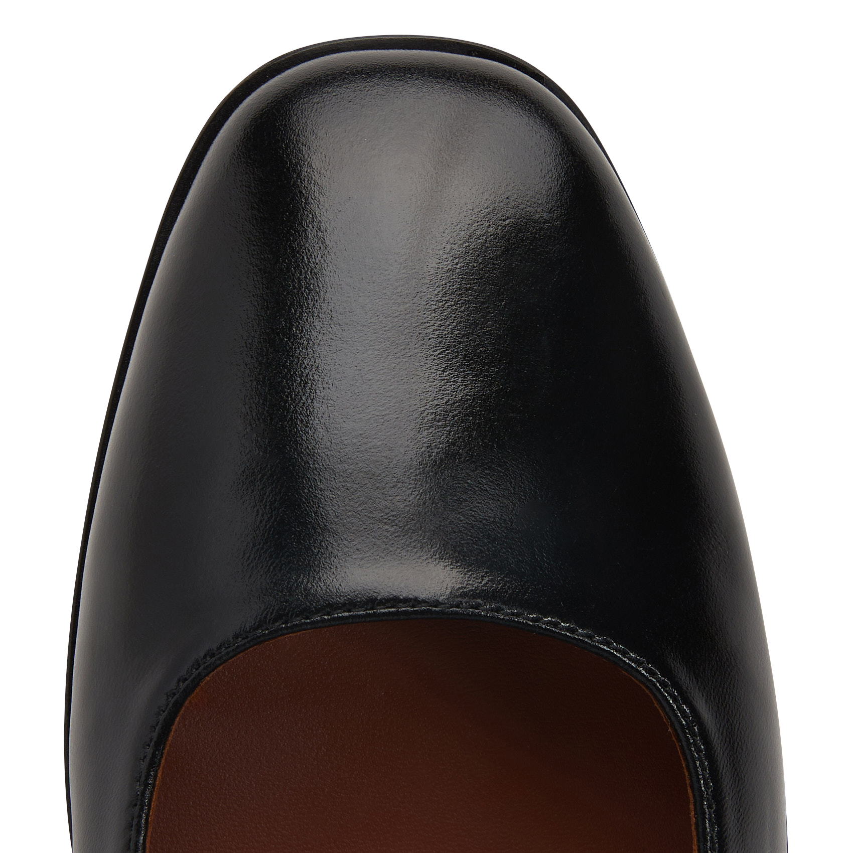 CARUSO - Ballerines en cuir | Noir