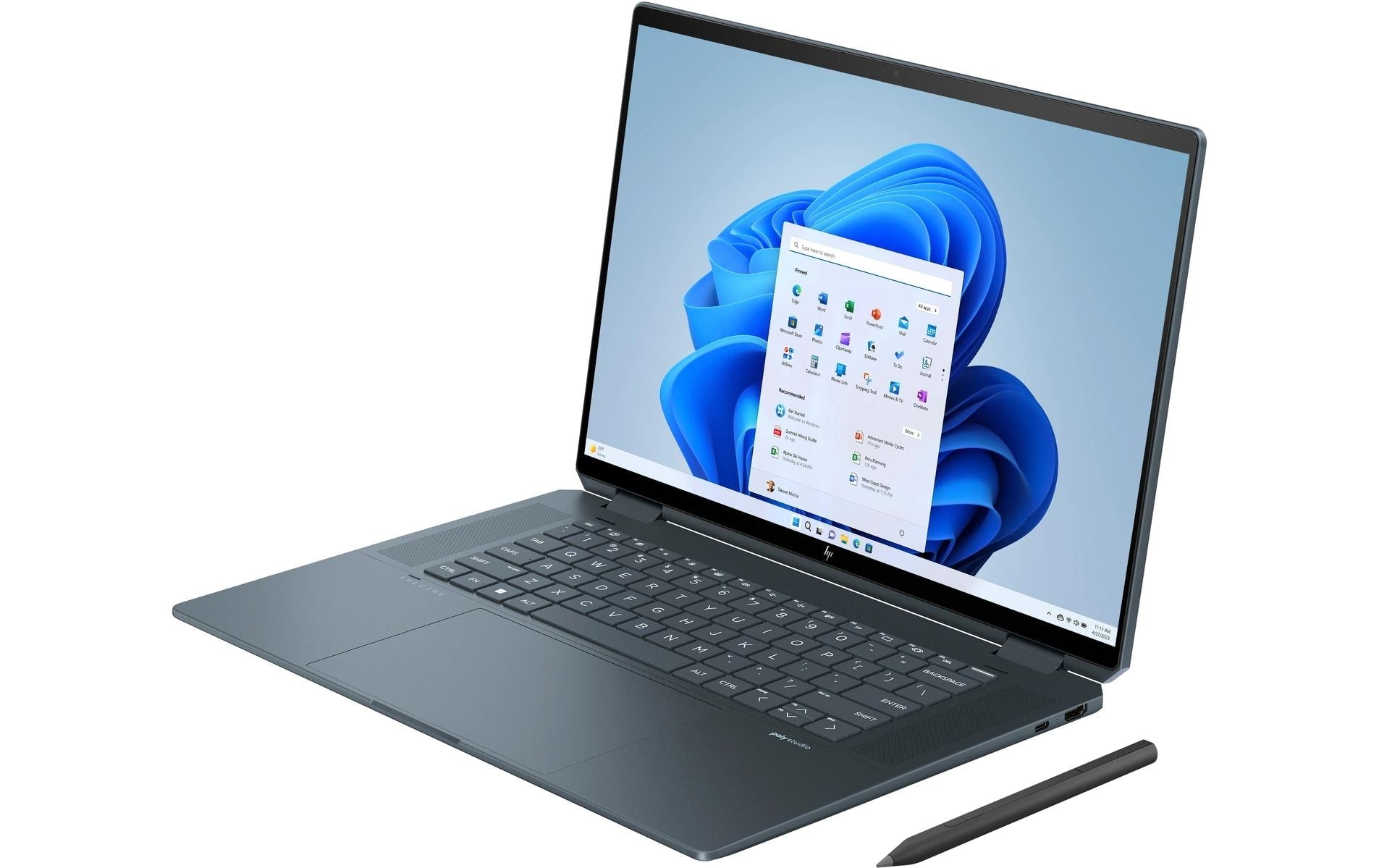 HP Convertible Notebook »Spectre x360 16-aa0720nz« 40,48 cm / 16 ″ Intel Core Ultra 7 GeForce RTX 4050 1.000 GB SSD