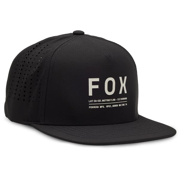 Casquette FOX NON STOP TECH SNAPBACK BLACK