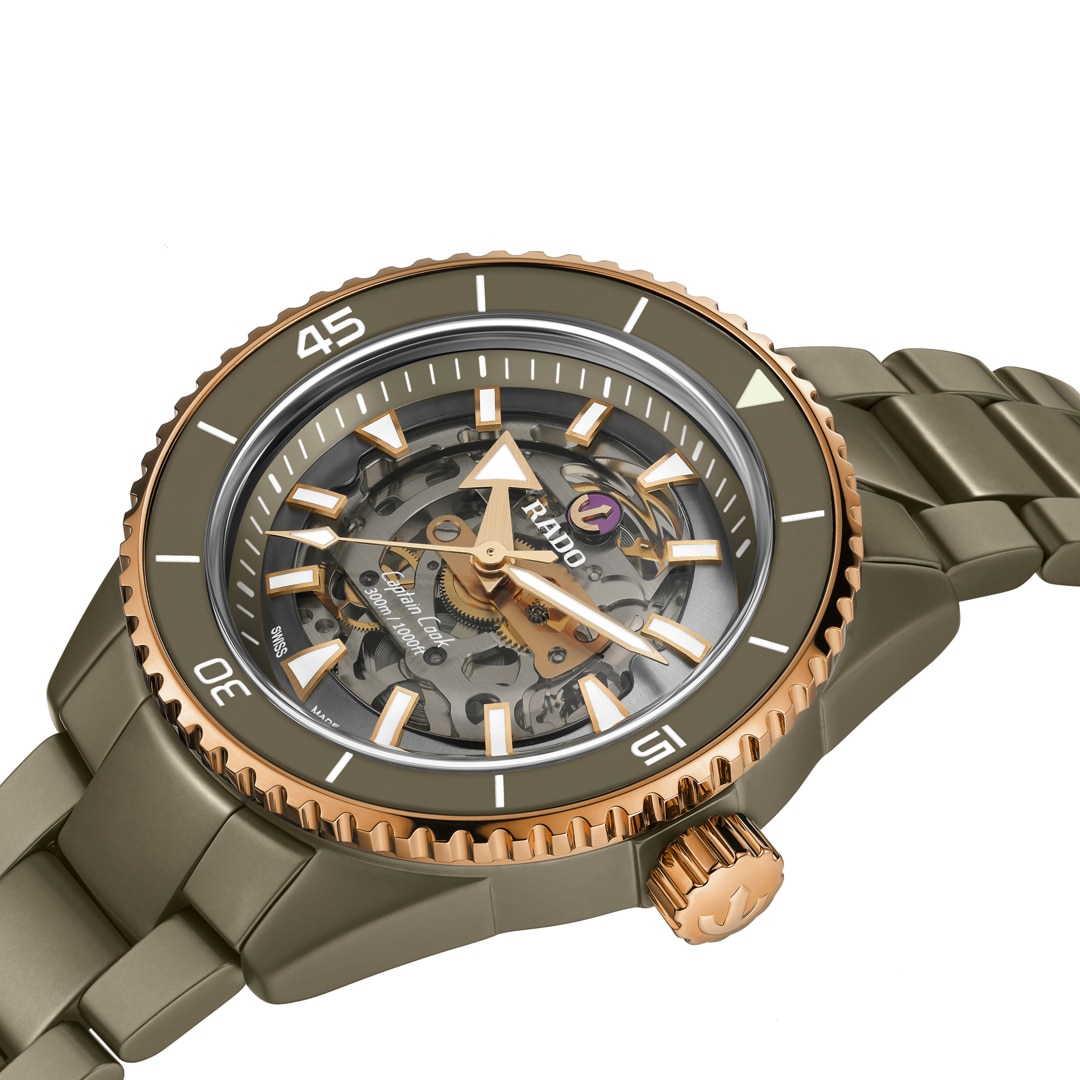 Rado Captain Cook XL High-Tech Ceramic Skeleton