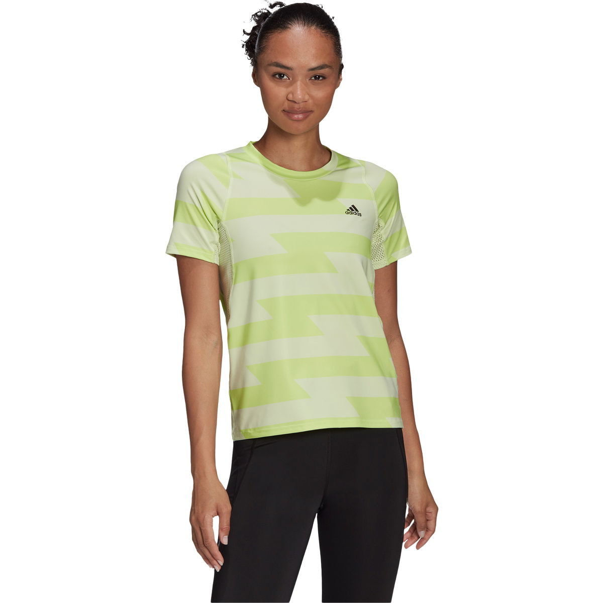 adidas Run Fast AOP Løbe T-shirt Dame