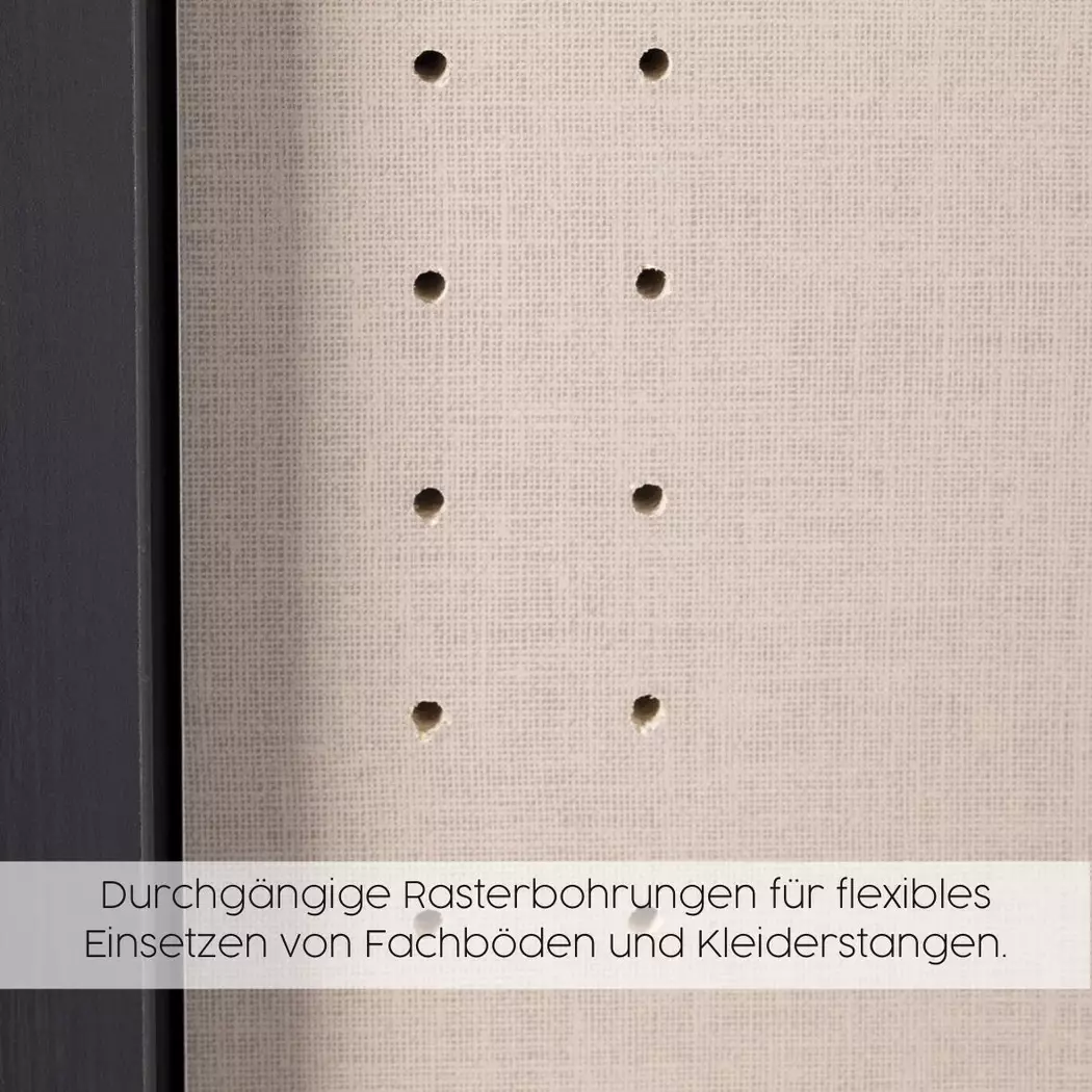 Schwebetürenschrank Quadra 226 x 210 cm