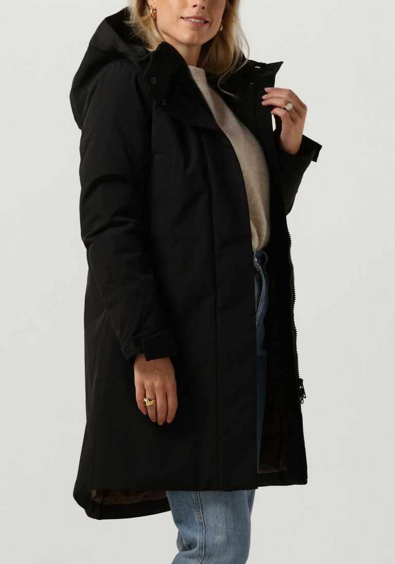 zwarte elvine parka's eline