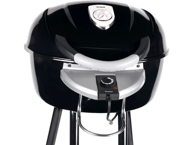 Trisa Elektrogrill BBQ Star 2 in 1 2 in 1 Elektrogrill: Auf Holzkohle oder elektrisch – Perfekt fürs Grillfest