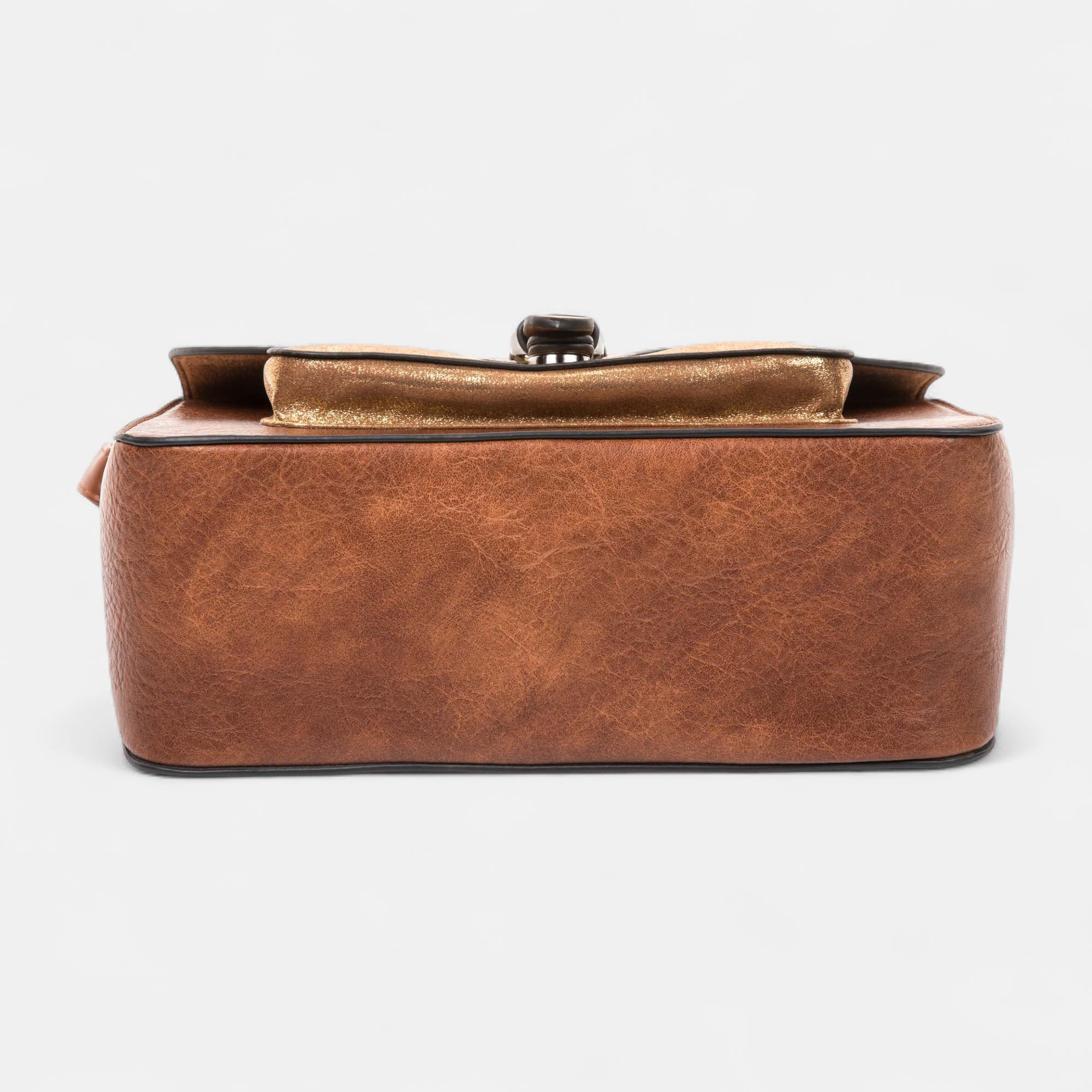 Sac bandoulière cognac