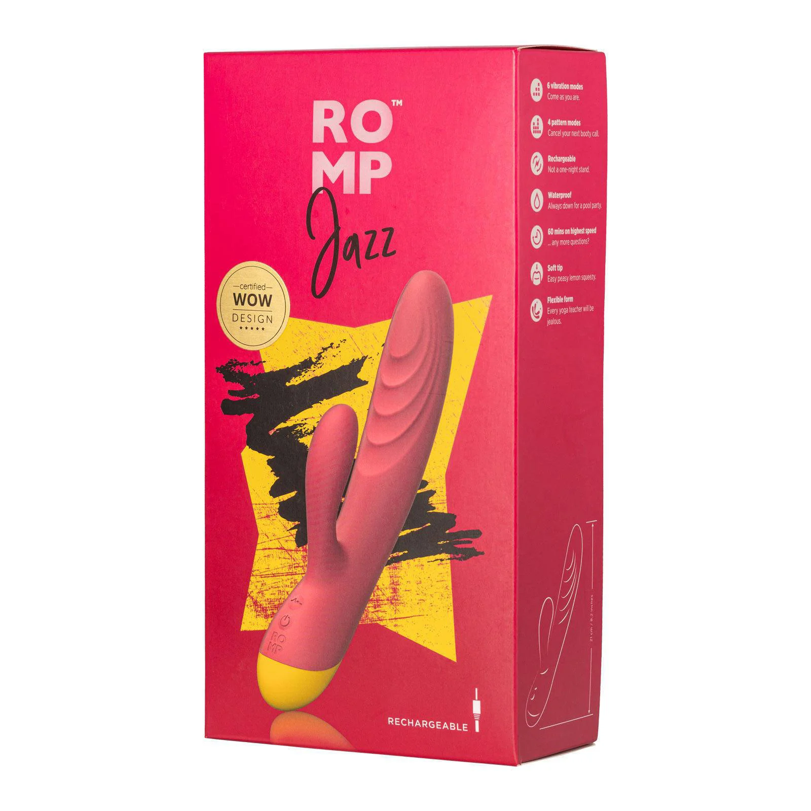 ROMP Jazz dildo - Berry